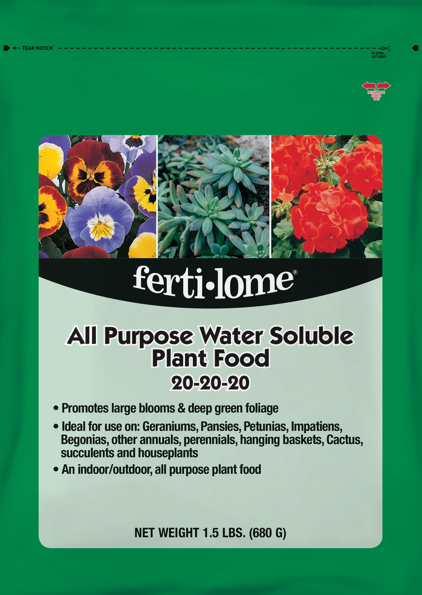 water soluble indoor plant fertilizer All Purpose Water Soluble Plant Food 20-20-20 (1.5 lbs) – Green Thumb  Nursery