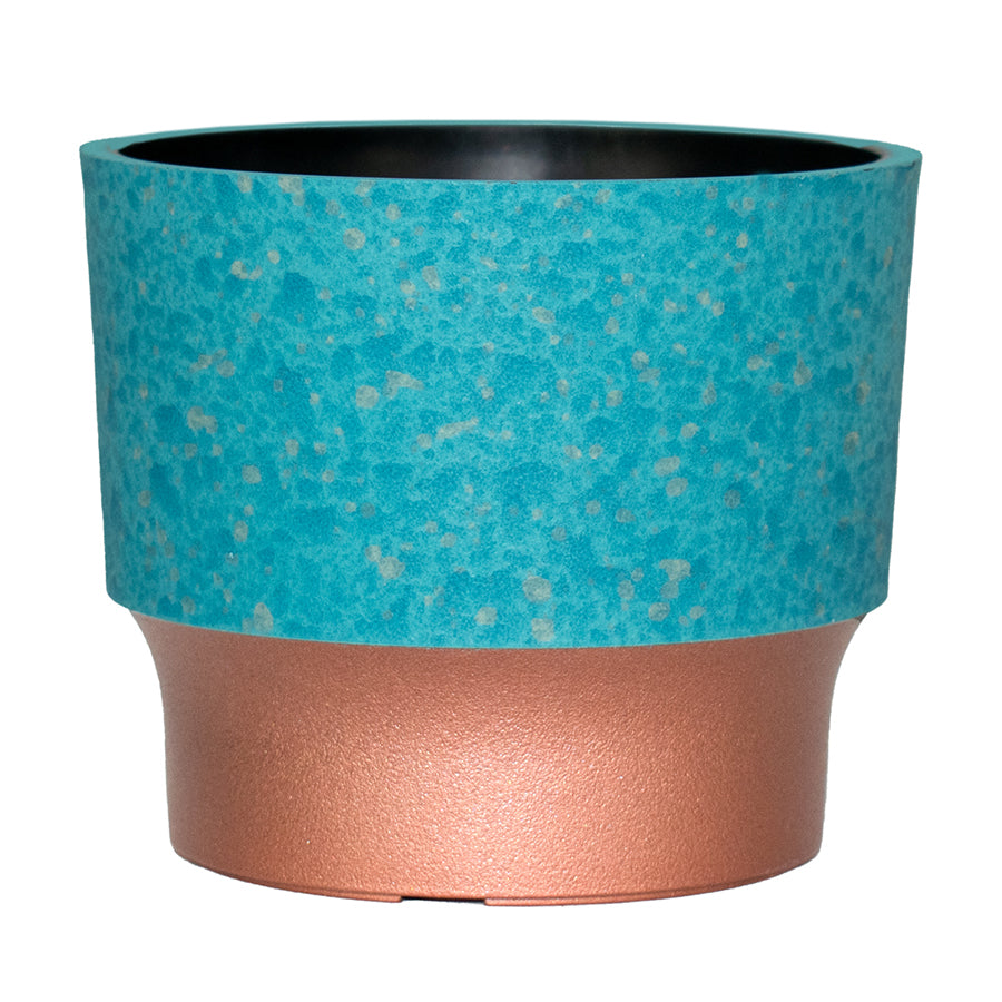 turquoise succulent planter HC Sprite Succulent Pot Faux Turquoise