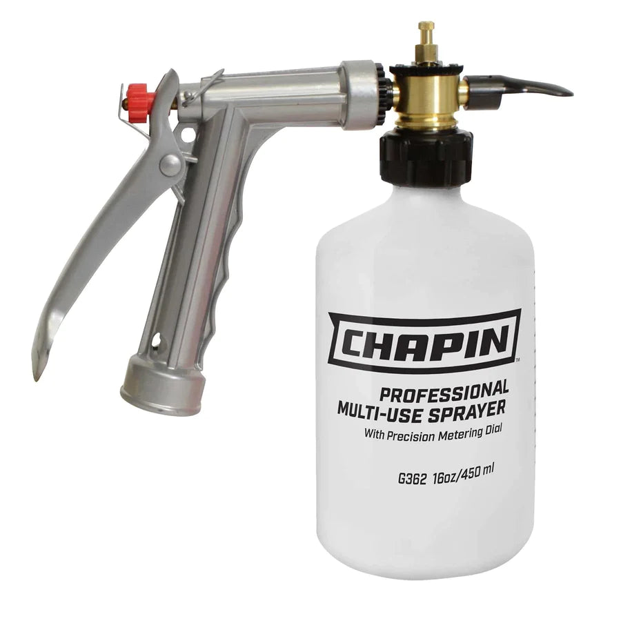 Chapin Mfg Chapin G362 All-Purpose Professional Hose End Sprayer With Metering Dial, 16 oz