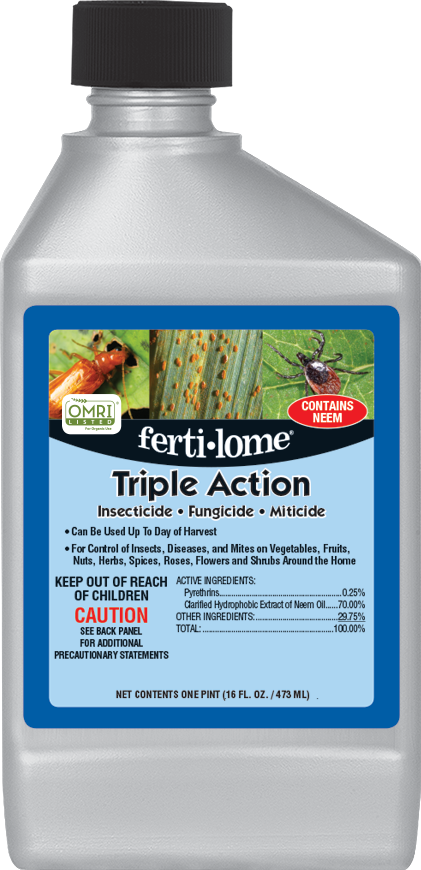 Ferti-Lome Triple Action Liquid Concentrate Insect, Disease & Mite Control 16 oz Ferti-Lome Triple Action Liquid Concentrate Insect, Disease & Mite Control 16 oz
