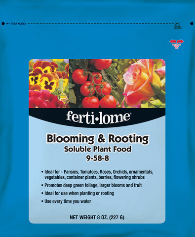 Blooming & Rooting Soluble Plant Food 9-58-8 (8 oz)