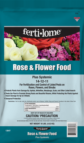 Rose & Flower Food plus Systemic 14-12-11 (10 lbs.)