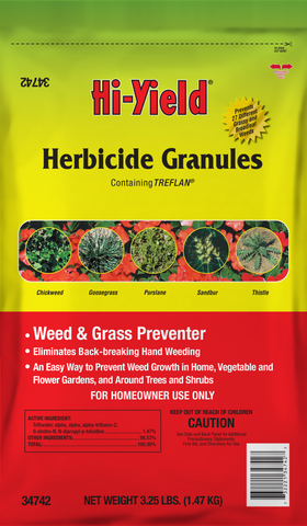 Herbicide Granules Weed and Grass Preventer (3.25 lbs)