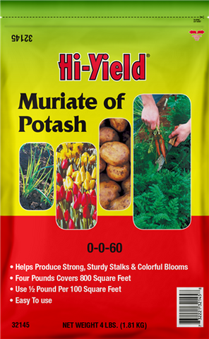 Muriate of Potash 0-0-60 (4 lbs.)