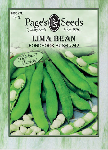 Lima Beans - Fordhook Bush - Packet of Seeds