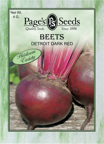 Beets - Detroit Dark Red - Packet of Seeds (4 g.)