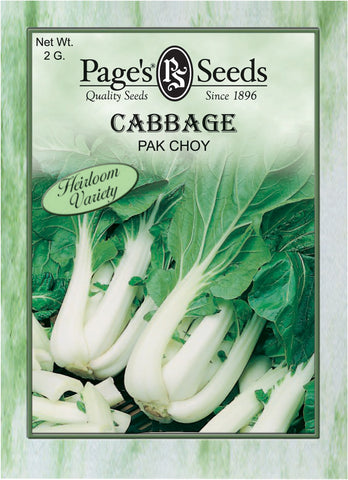 Cabbage - Pak Choy - Packet of Seeds