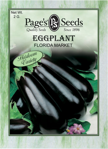 Eggplant - Florida Market - Packet of Seeds