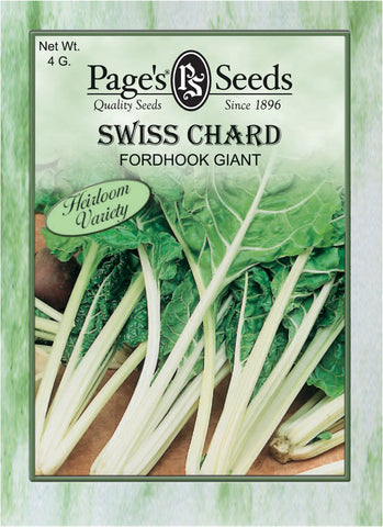 Swiss Chard - Fordhook Giant - Packet of Seeds (4 g.)