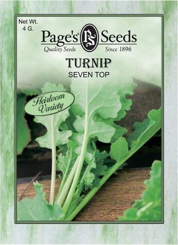 Turnip Greens - Seven Top - Packet of Seeds (4 g.)