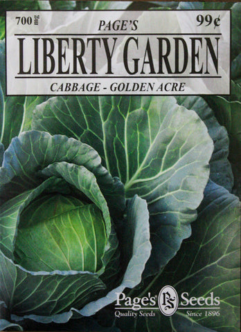 Cabbage - Golden Acre - Packet of Seeds