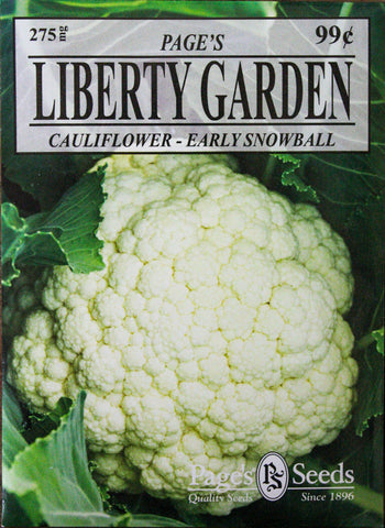 Cauliflower - Early Snowball - Packet of Seeds