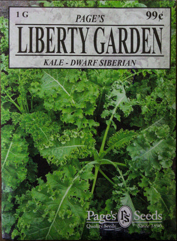 Kale - Dwarf Siberian - Packet of Seeds (1 g.)