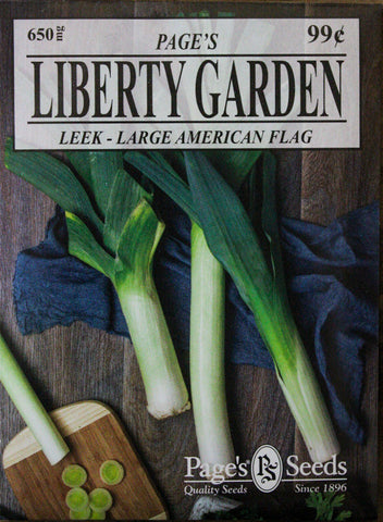 Leek - Large American Flag - Packet of Seeds