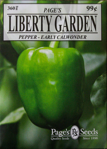 Pepper - Early Calwonder - Packet of Seeds