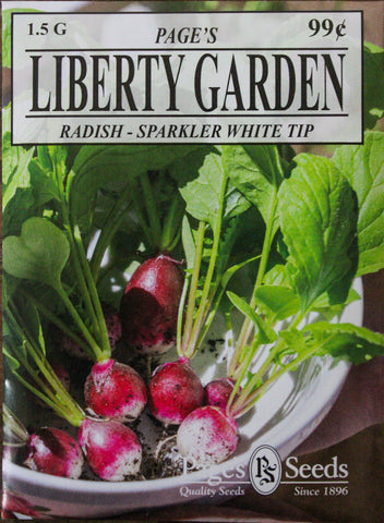 Radish - Sparkler White Tip - Packet of Seeds