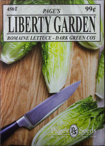 Romaine Lettuce - Dark Green Cos - Packet of Seeds