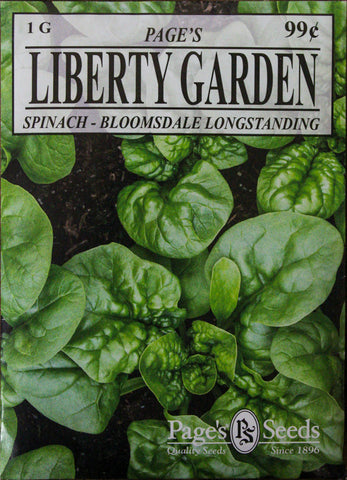 Spinach - Bloomsdale Longstanding - Packet of Seeds