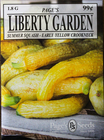 Summer Squash - Early Yellow Crookneck - Packet of Seeds