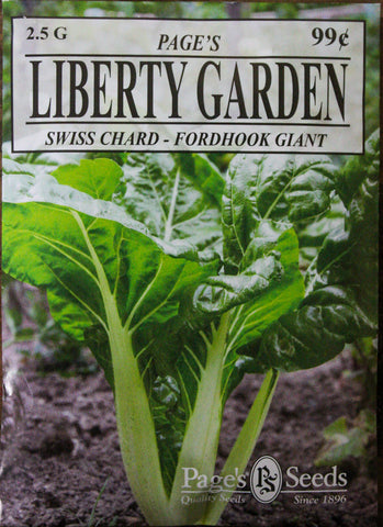 Swiss Chard - Fordhook Giant - Packet of Seeds (2.5 g.)