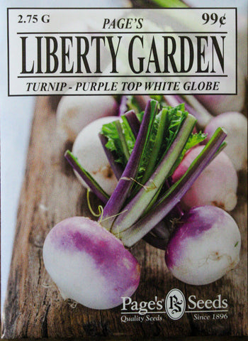 Turnip - Purple Top White Globe - Packet of Seeds