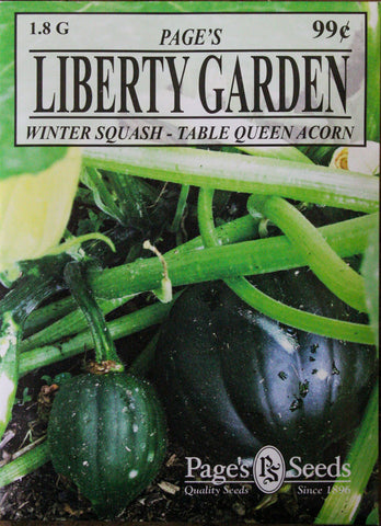 Winter Squash - Table Queen or Acorn - Packet of Seeds