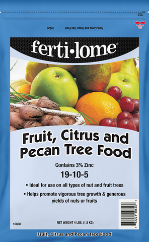 Green Thumb Nursery Fertilome Fruit, Citrus and Pecan Tree Food 19-10-5 plant food 4 pound bag Tampa, Florida