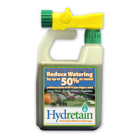 Green Thumb Nursery Hydretain Root Zone Moisture Manager ready to spray soil treatment for times of drought