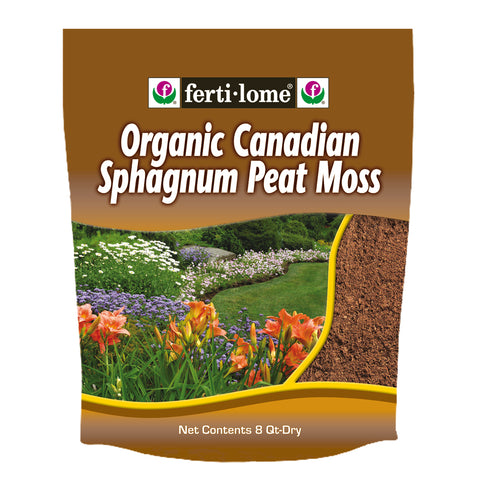 Green Thumb Nursery Fertilome Organic Canadian Sphagnum Peat Moss Soil amendment 8 dry quarts Tampa, Florida