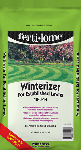 Green Thumb Nursery Fertilome Winterizer Lawn Fertilizer Tampa, Florida
